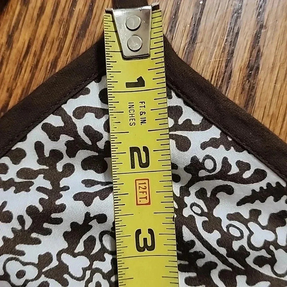 Women's Ann Taylor Halter Top Dress, Brown/White, Size 12P, Pre-Owned - Picture 11 of 13